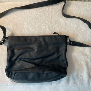 Rosetti crossbody purse, black.